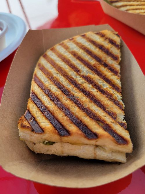 Sandwich at Veganics in Los Angeles