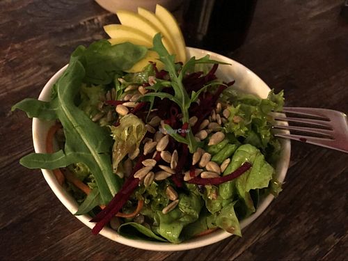 excellent salad at El Haso in Freiburg