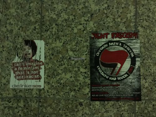 anti racist, anti facist environment at El Haso in Freiburg