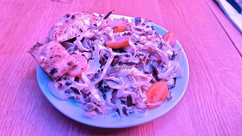 Green salad at Disco Pizza  in St Gallen