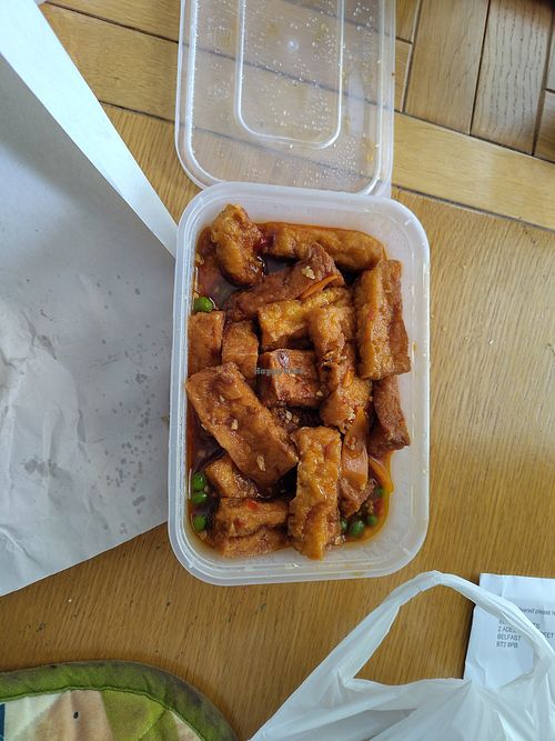 MaPo tofu portion size at Pagoda Chinese Takeaway in Lisburn