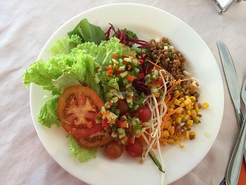 Some of the salads' options. at Lotus Restaurante Vegetariano in Sao Jose Dos Campos