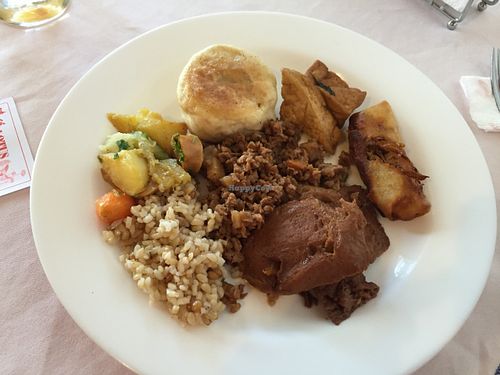 Some of the vegan options. at Lotus Restaurante Vegetariano in Sao Jose Dos Campos