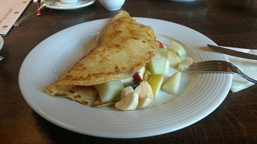Pancake with fruits at Brasil in Freiburg