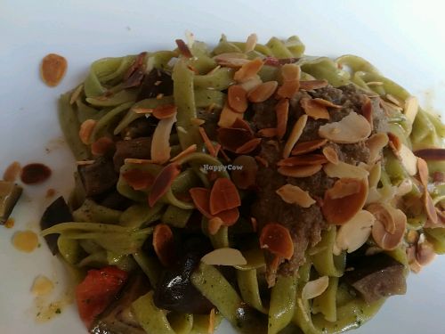 taglitelle, basil, almond  at Leggero in London