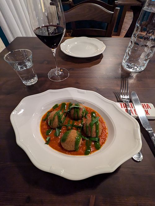 Polpette al sugo at Trattoria da Crak  in Padua