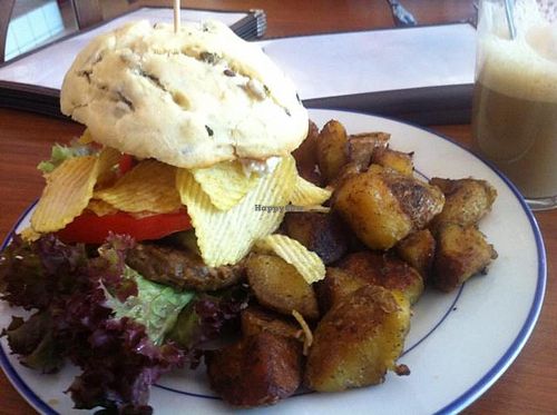 the eggplant crunch - personal favorite! at Mamalicious in Hamburg