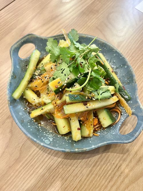 Spicy cucumber saladd  at Dumpling Panda in Fort Lauderdale