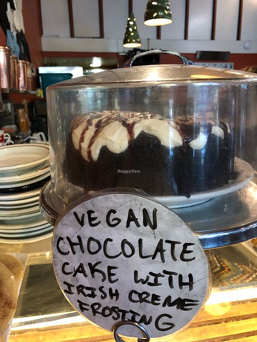 Vegan cake!  at The Sentient Bean in Savannah