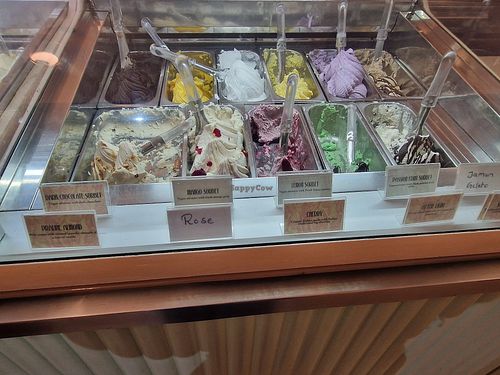 Sorbets at Cream Choc Gelato  in Anjuna