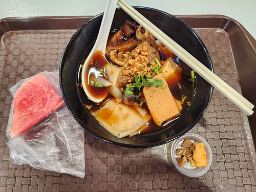 Kway chap at Jing Xin Vegetarian in Central Singapore