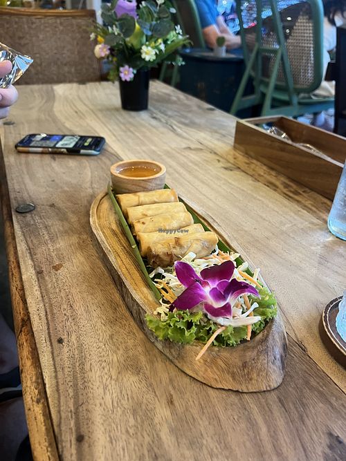 Vegetable Spring Rolls  at Boran - โบราณ ณ อยุธยา in Ayutthaya