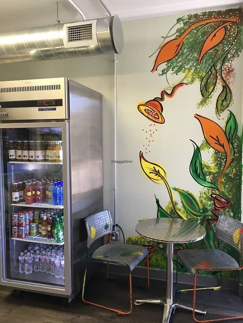 drink case at Simply Pure in Las Vegas