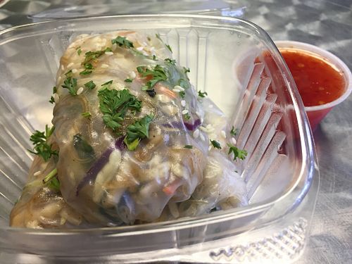Spring rolls at Simply Pure in Las Vegas