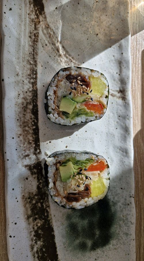 Gruß aus der Küche: Veganes, koreanisches Sushi at Miga Sushi in Koenigstein