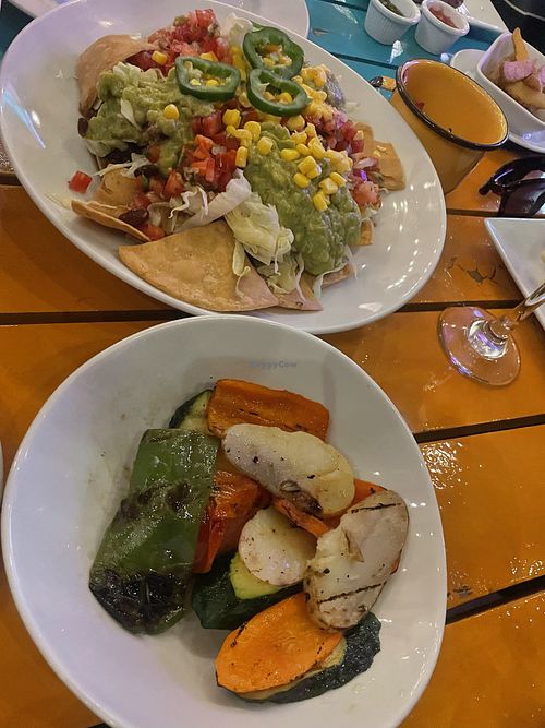 Nachos and grilled vegetables   at Mangos Bar - Hotel Isla de Flores in Flores