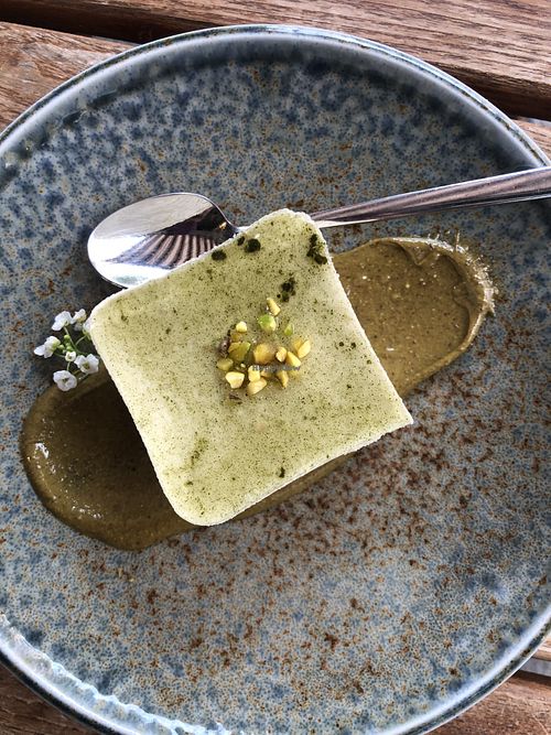 The cheesecake from above  at Kin Restaurant in London