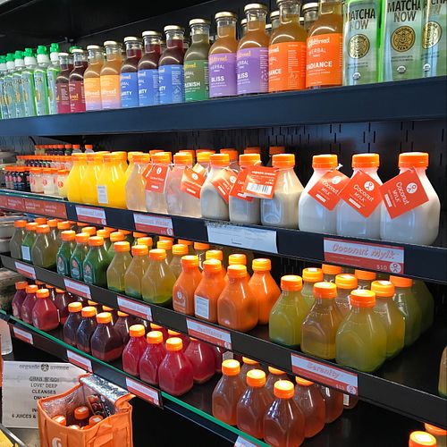 juices  at Organic Avenue - Soho in New York City