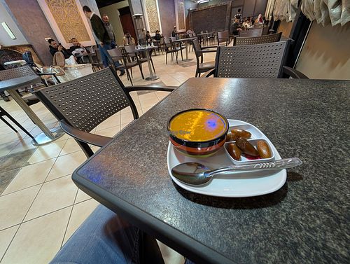 Inside at Café Bonjour in Guelmim