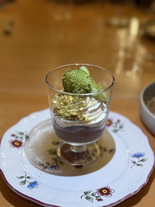 Chocolate mousse   at Aries in Colmar