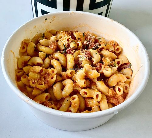 Velvety pink pasta at Vegante in Dubai