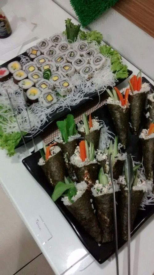 Tonight it's asian buffet ! at LAR vegan in Sao Paulo