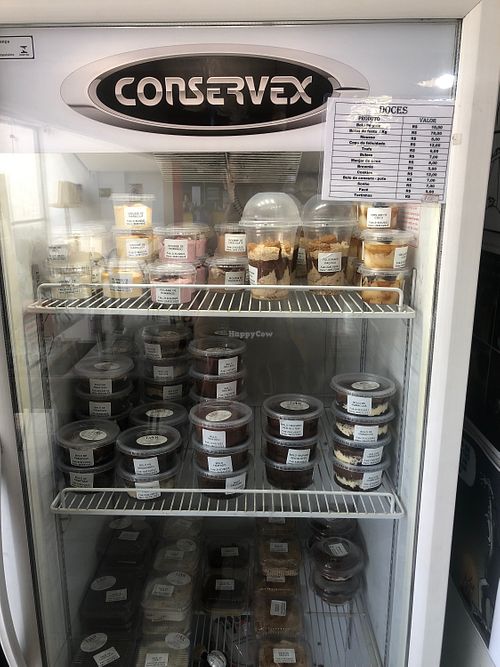 Dessert chilled   at LAR vegan in Sao Paulo