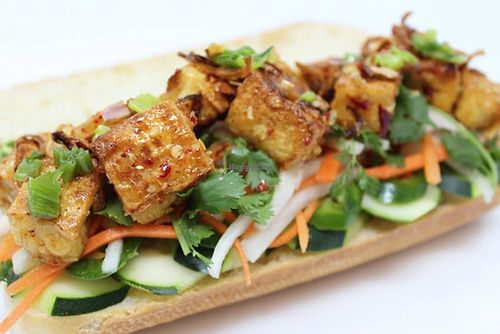 Tofu bahn mi  at Urban Chops in Auburn