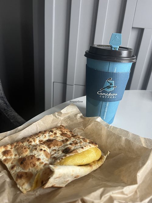 Their just egg sandwich is actually super yummy!   at Caribou Coffee  in Atlanta