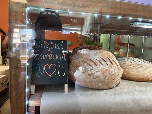 Too pretty to eat?  at Wake and Bake Bread Company in Cocoa Beach