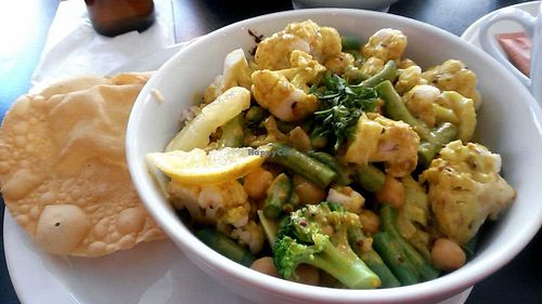 India bowl at Higher Taste Plant Based in Long Beach