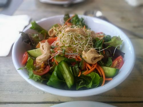 salad at Higher Taste Plant Based in Long Beach
