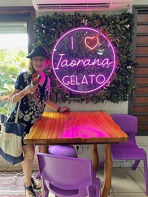  at Iaorana Gelato in Bora Bora