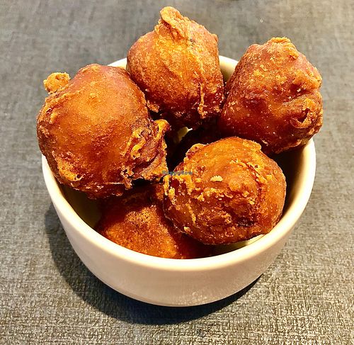 Aloo bonda at Aqua Cafe in Dubai