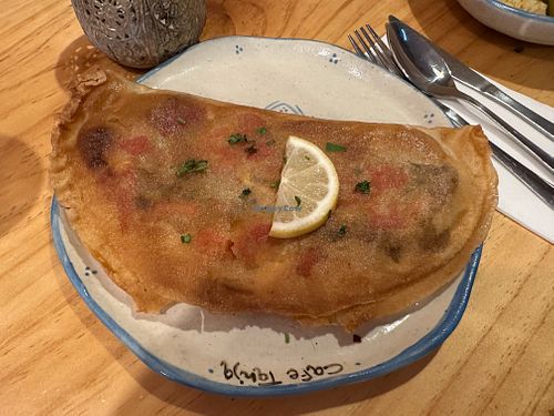 Vegan brick at Café Tanja in Surry Hills