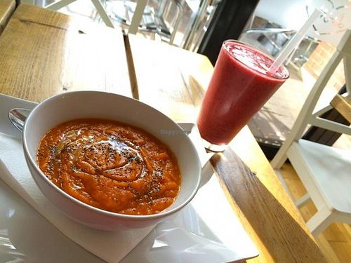 Soup & Smoothie at Lu-Ma Cafe in South West London