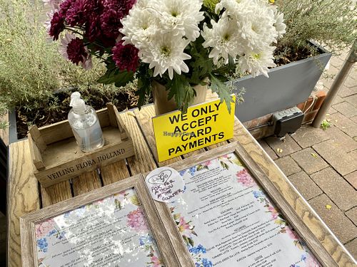 menu at Lu-Ma Cafe in South West London