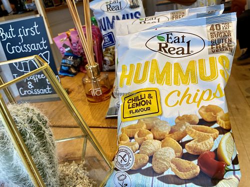 crisps at Lu-Ma Cafe in South West London