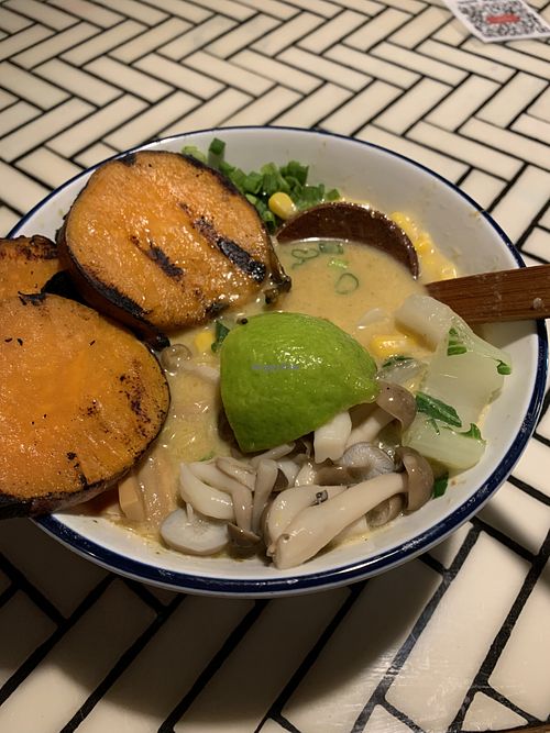 Vegan Thai curry ramen   at Speakeasy Ramen  in Springfield