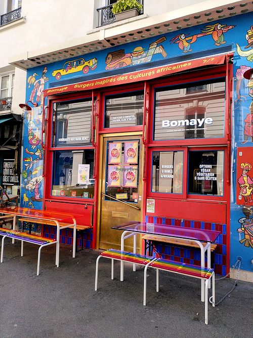 Façade at Bomaye Burger - Charonne in Paris