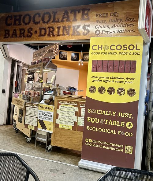 Store front, lower level of market  at Chocosol in Toronto