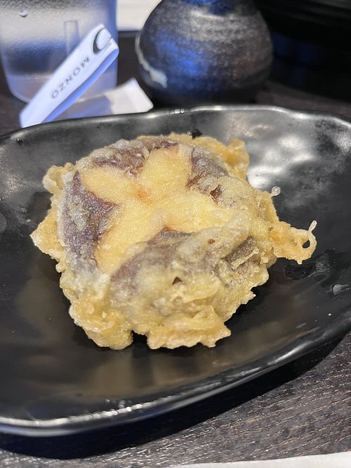 Shiitake tempura  at Marugame Monzo  in Los Angeles