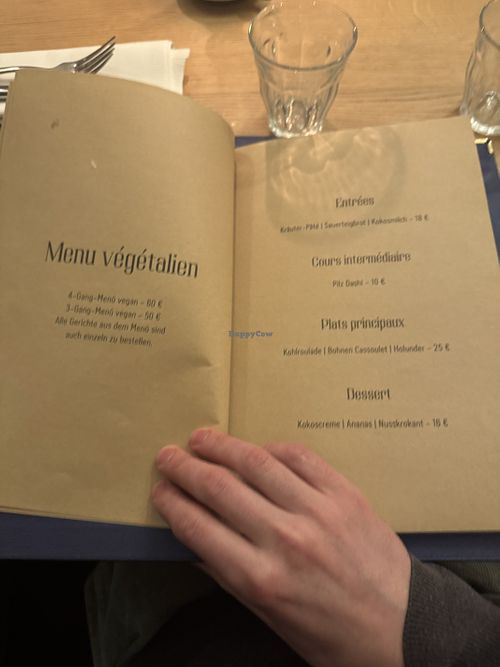 Das vegane Menu  at Le Coq in Heidelberg