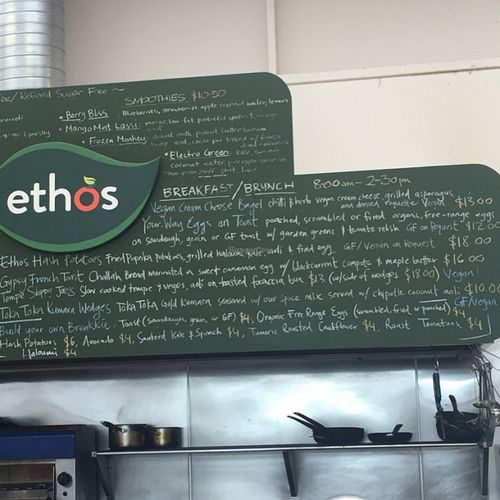 menu at Huckleberry Cafe in New Lynn