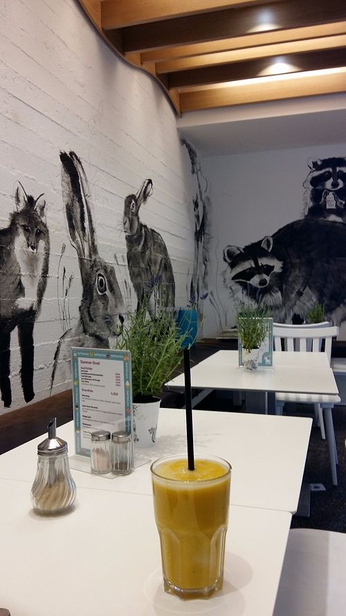 At Veganz.  at V by Veganz in Hamburg