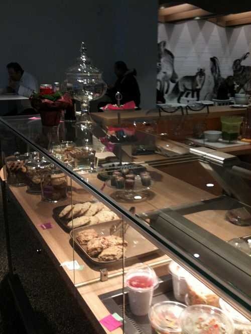 a big selection of sweet treats at V by Veganz in Hamburg