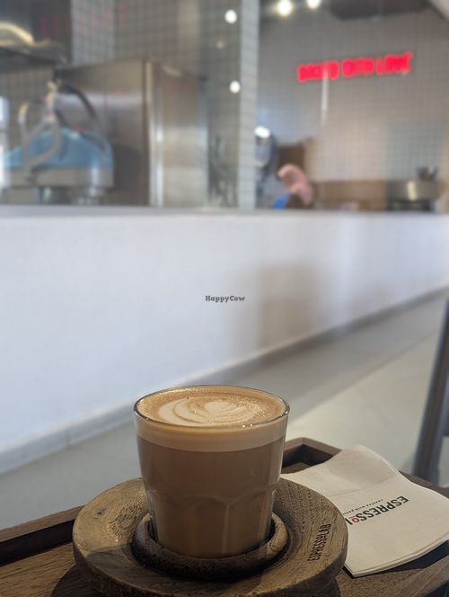 Great oat flattie at Espresso Lab in Agadir