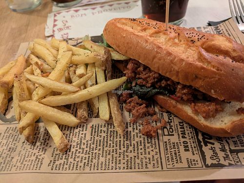 Vegan sandwich at KAKTUS in Villaviciosa De Odon