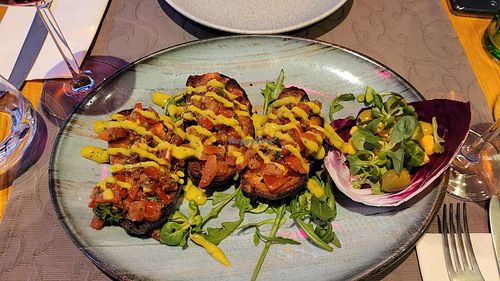 Crostini vegana at Edoardo Vini e Delicatezze in Wiesbaden