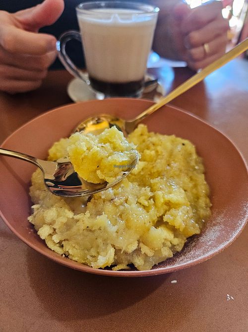Virado de banana (opçao sem queijo) at DaLu Bistrô Café & Biblioteca in Cambui